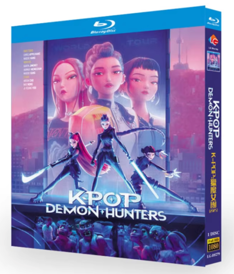 【Blu-ray】KPOP DEMON HUNTERS🎵最強アイドルが悪魔退治！話題の韓国アニメ映画